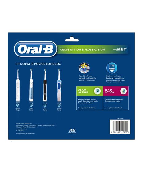 FlossAction & CrossAction Brush Head Refill - 10 pack